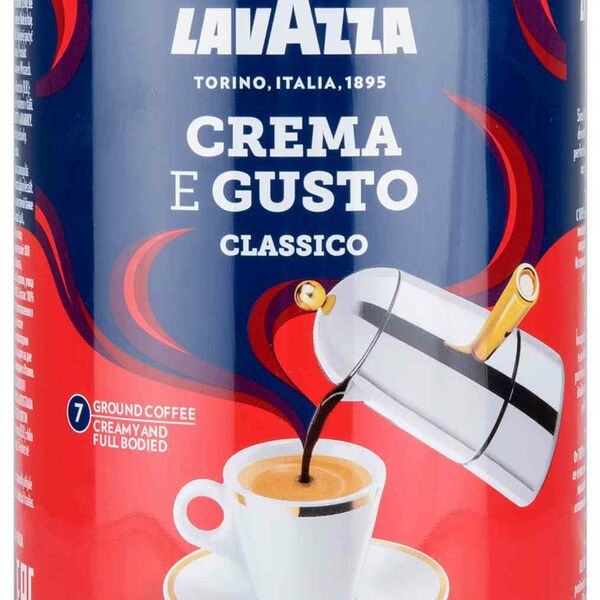 Кофе молотый LavAzza Crema e Gusto Classico в банке