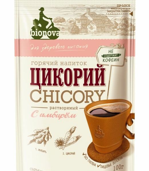 Цикорий растворимый Бионова с имбирем 100г
