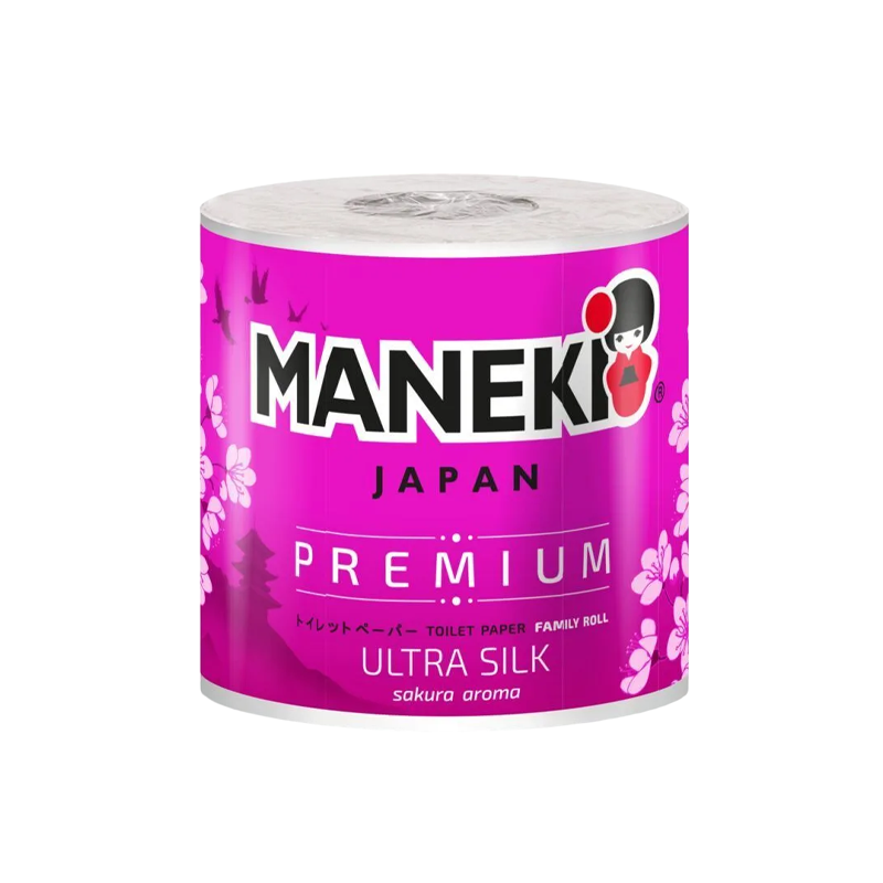 

Бумага туалетная Maneki Premium 10 шт.