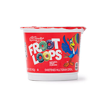Готовый завтрак Kellogg's Froot Loops Kcllanova Соmраny 42г стакан США