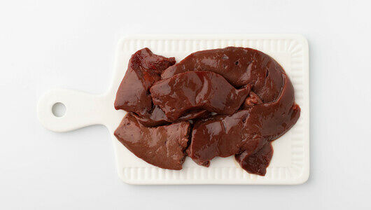 Печень говяжья (слайсы), замороженная(Продукт замороженный)