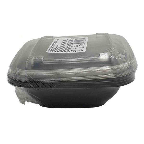 Набор контейнеров черные, 250мл, 3 шт.