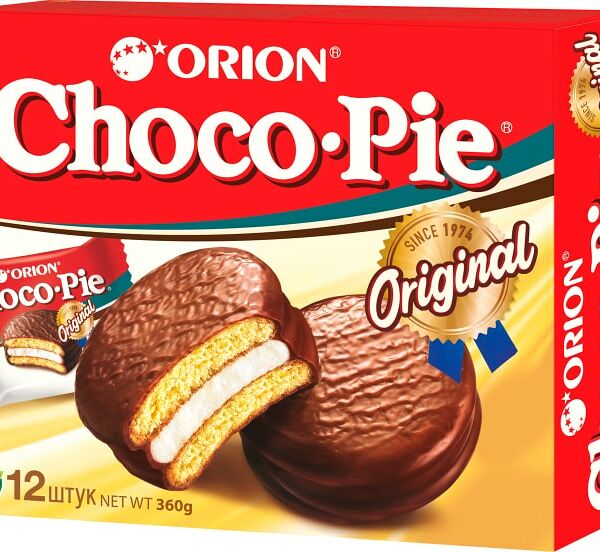 Пирожное Orion Choco Pie в глазури 12шт*30г