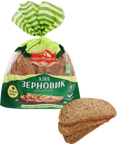 

Хлеб Черёмушки Зерновик нарезанный 460 г