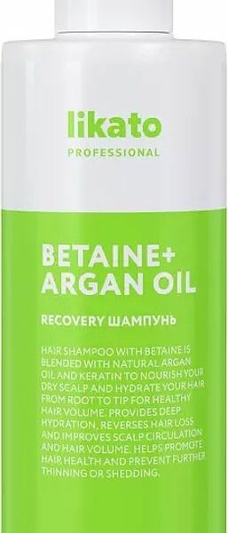 Шампунь для ослабленных и поврежденных волос Likato Recovery Biotin + Argan Oil 250 мл