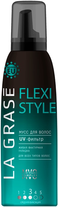 

Мусс для волос La Grase Flexi Style, 150 мл