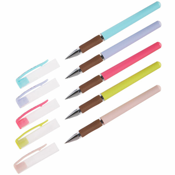 Ручка гелевая Crown Quick Dry синяя 0,5 мм, 1 шт, в ассортименте