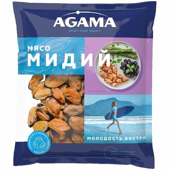 Мидии Agama, 300 г, Россия
