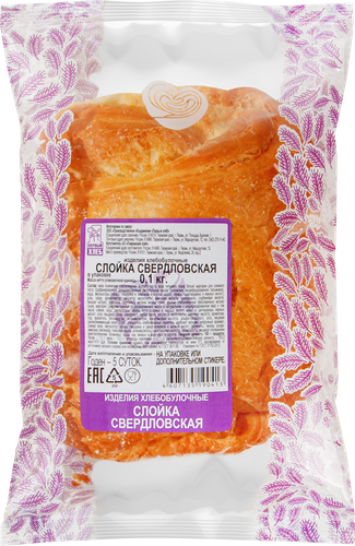 

Слойка Первый хлеб в сахаре 50 г