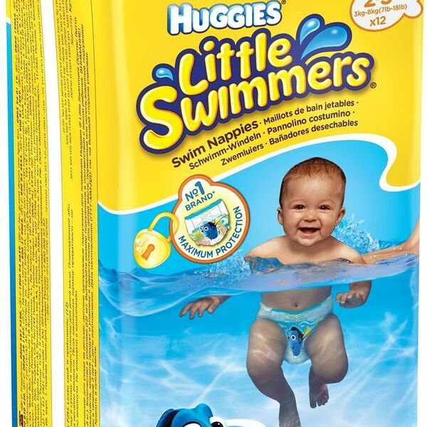 Подгузники-трусики для плавания Huggies Little Swimmers 3-8 кг 12 шт