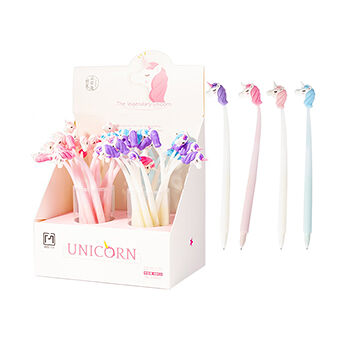 Ручка гелевая Alingar Единорог, 1 шт. в ассортименте