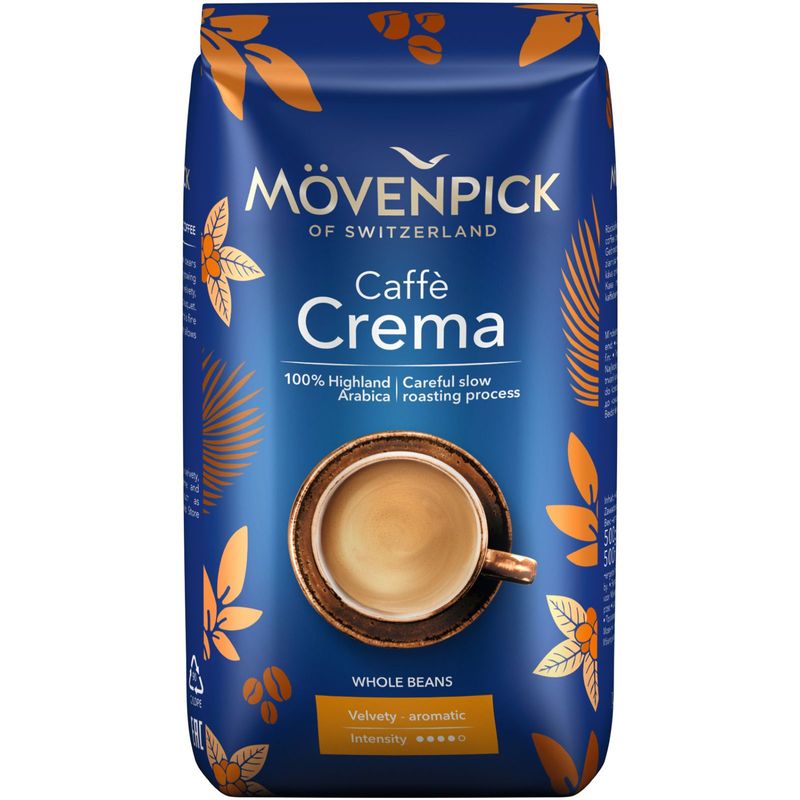 

Кофе Movenpick Caffe Crema натуральный жареный в зёрнах 500 г