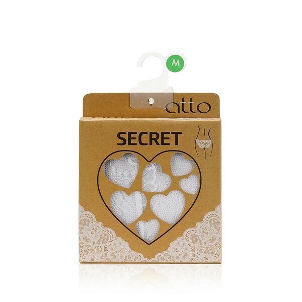Женские трусы - бразилиана Atto Secret , Белый , M