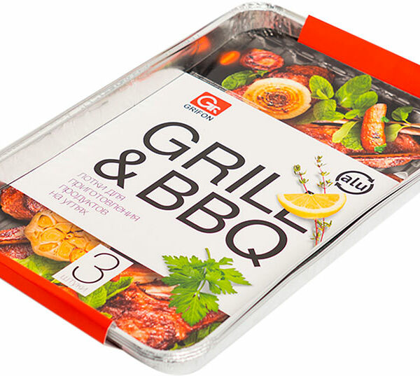 Лотки Grifon для приготовления блюд на углях