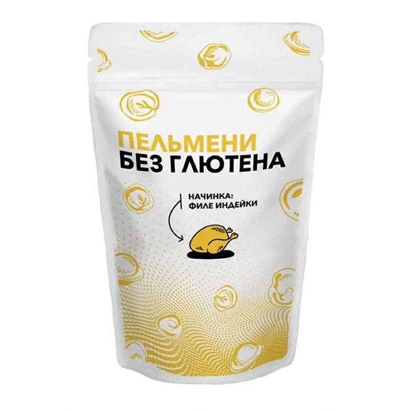 Пельмени фермерское хозяйство без глютена с индейкой