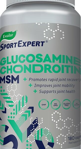 БАД Эвалар Спорт эксперт глюкозамин хондроитин МСМ №180 180шт