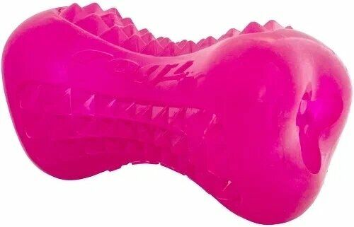 Кость Rogz из резины с массажными насечками, большая