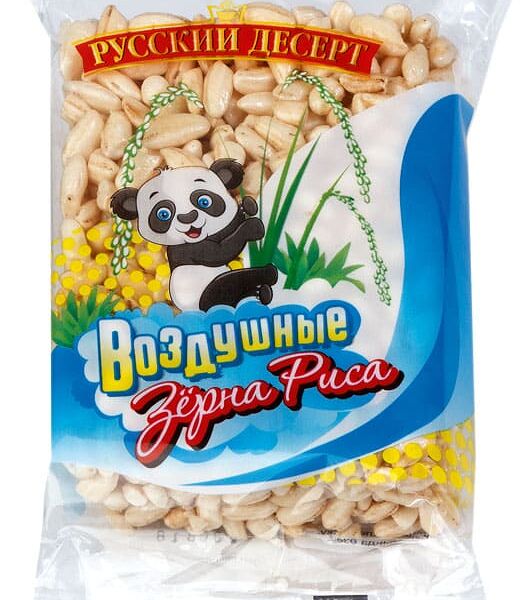 Зерна рисовые воздушный в сахарном сиропе Русский Десерт 30 г