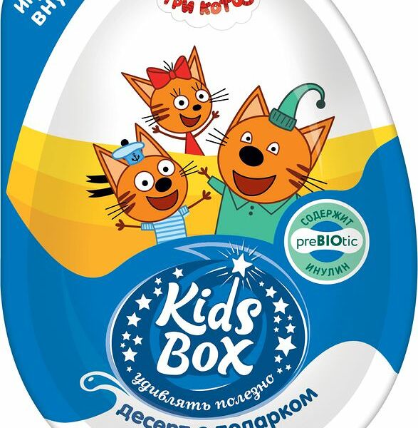 Яйцо шоколадное Kids Box Десерт с подарком в ассортименте 20г