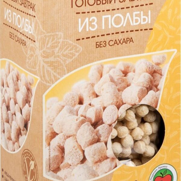 Готовый завтрак из полбы Вастэко без сахара