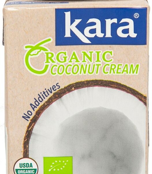 Продукт растительный Kara Organic кокосовый крем 24% 200мл