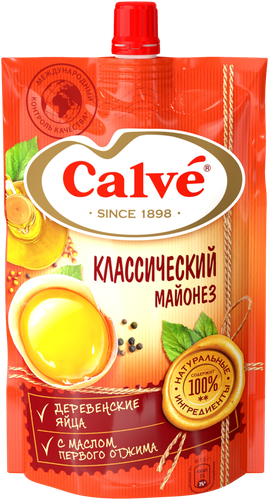 

Майонез Calve Классический 50% 200 г