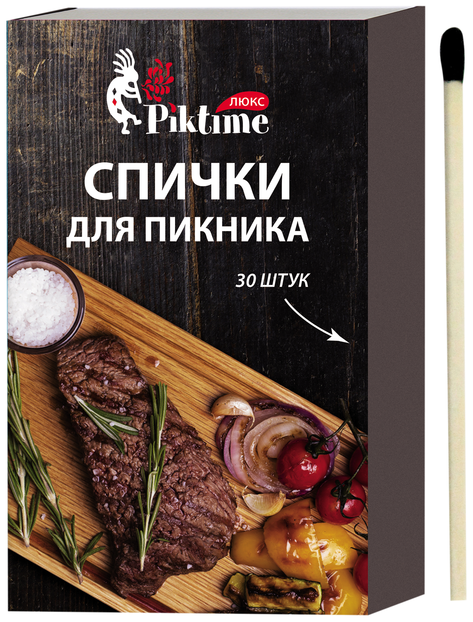 

Спички для пикника PIKTIME 30шт в упаковке, Арт. 551915