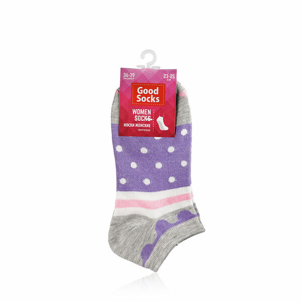 Женские носки Good Socks трикотаж , укороченные , с рисунком SN19/15