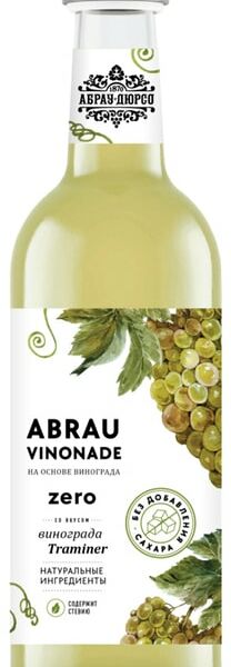 Напиток Абрау-Дюрсо Abrau Vinonade Zero Траминер 375мл
