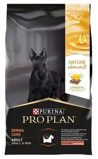 Pro Plan Nature Elements корм для взрослых собак мелких пород Лосось