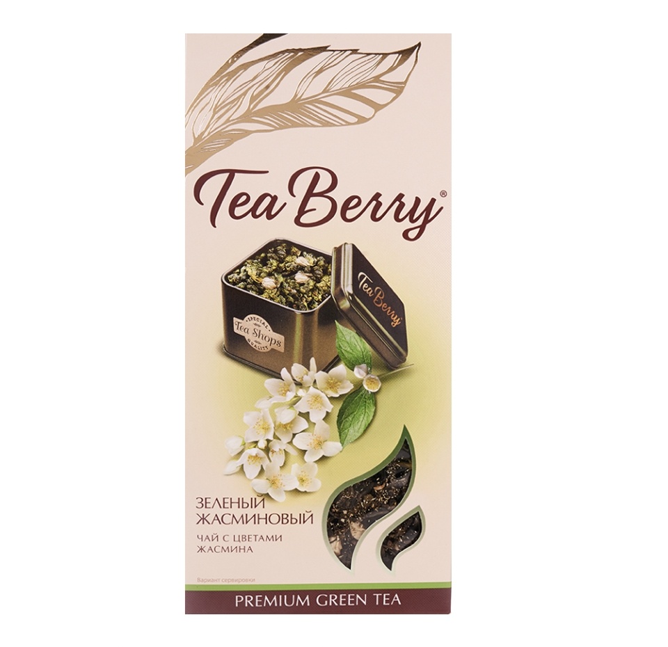 

Чай зеленый Tea Berry жасминовый 100 г