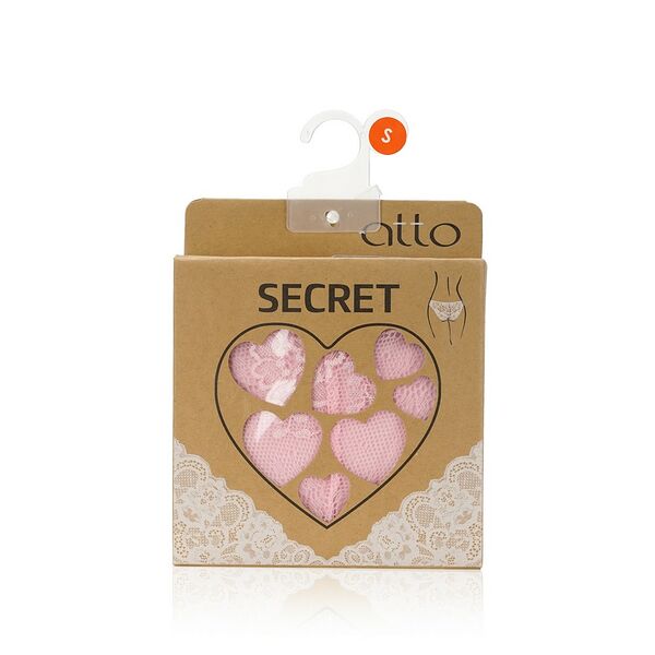 Женские трусы-бразилиана Atto Secret, розовые, S