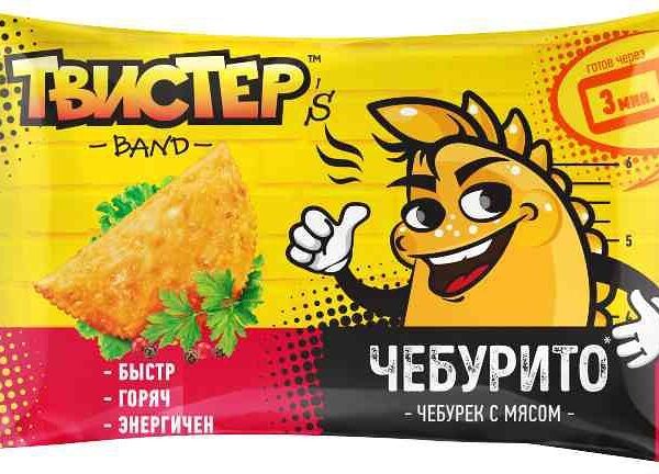 Чебурек Твистер Чебурито с мясом замороженный