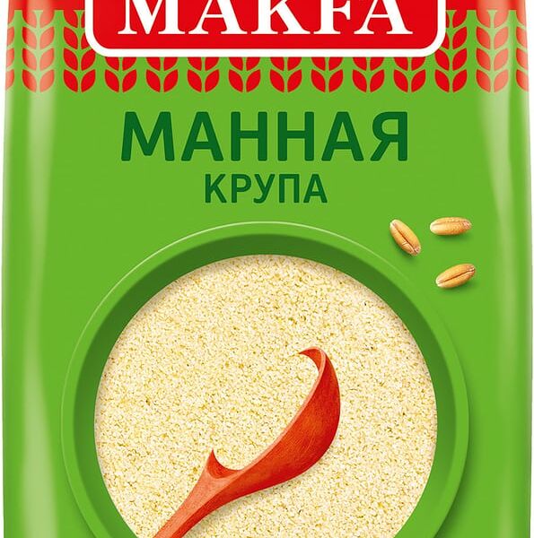 Крупа манная Мakfa из твердых сортов пшеницы