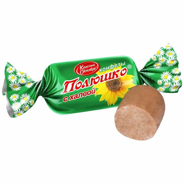 Конфеты Пензенская КФ Полюшко с халвой