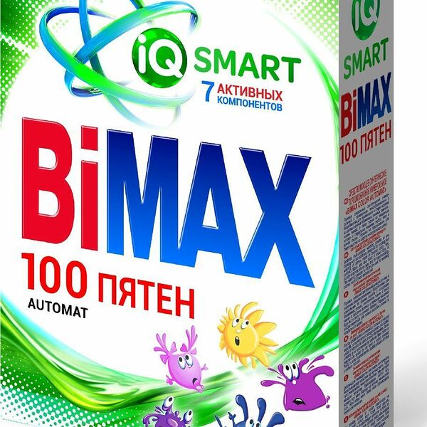 Стиральный порошок Bimax 100 пятен двойной эффект автомат