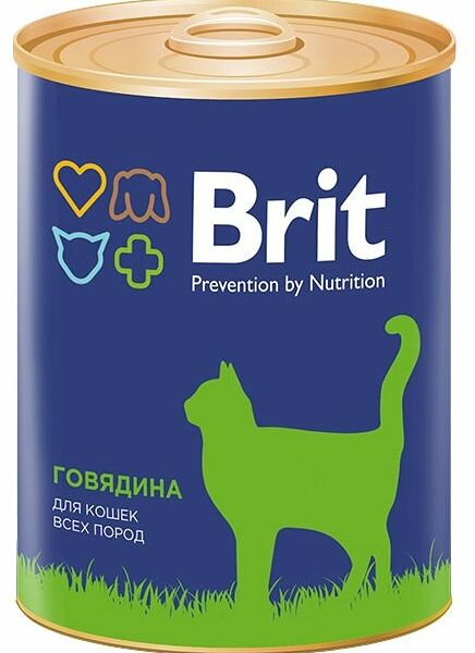 Корм для кошек Brit говядина