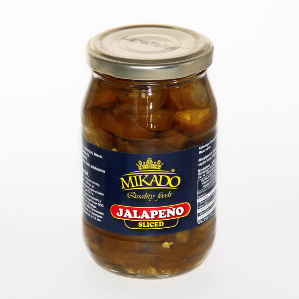 Халапеньо маринованный полосками МИКАДО ст/б 370мл
