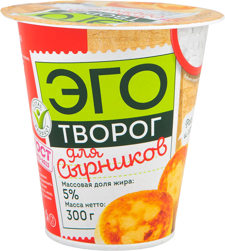

Творог Эго для сырников 5%