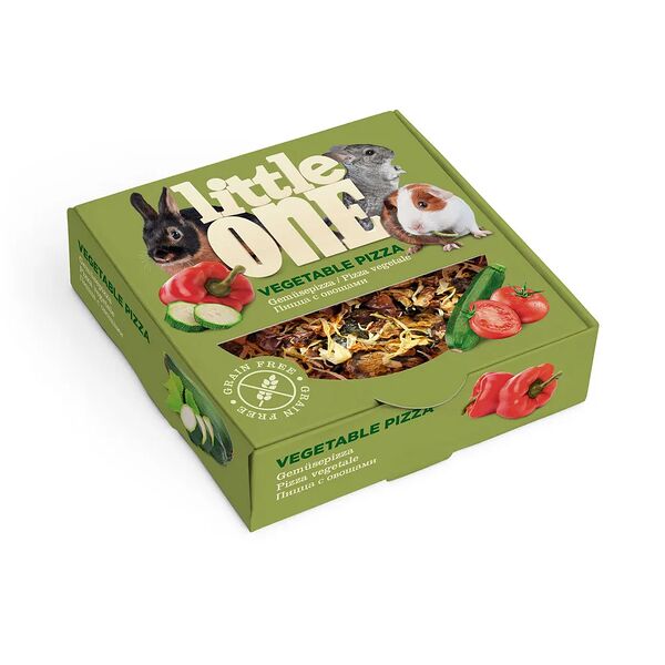 Лакомство Little One Пицца с овощами для грызунов 55 г