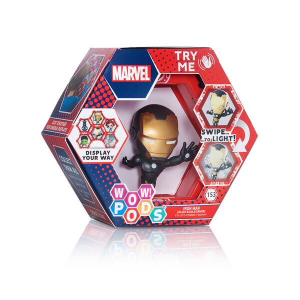 Фигурка Wow! POD - Железный человек в черном костюме с золотом MVL-1016-13