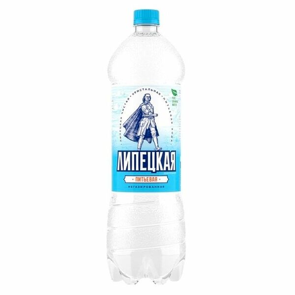 Вода Липецкая Кристальная питьевая негазированная