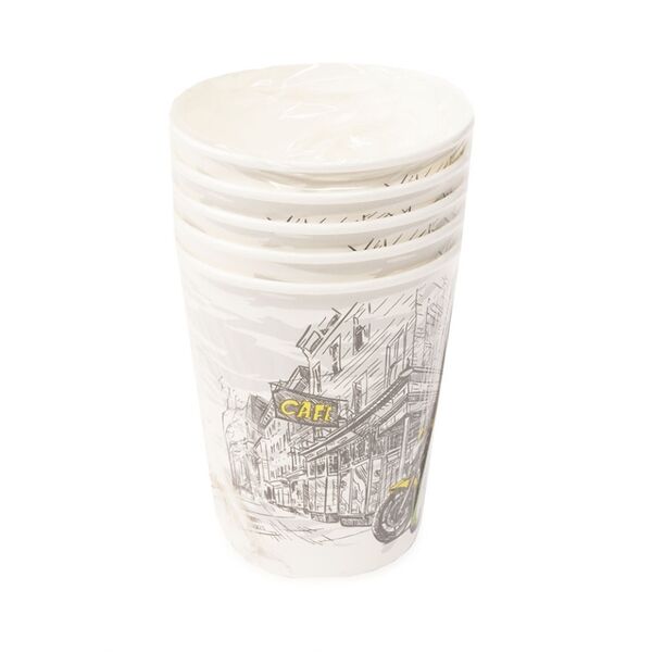 Стакан для холодных и горячих напитков Мистерия, картон 5 шт