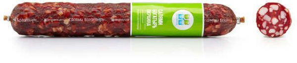 Колбаса сырокопченая Салями Богатырь ТМ Окраина