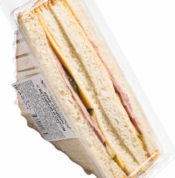 Клаб-сэндвич Сэндвич Хаус Ветчина и сыр 130г