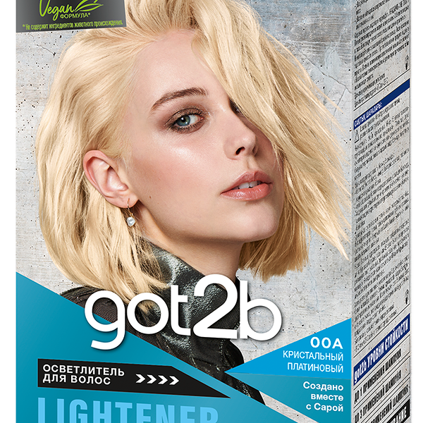 Осветлитель для волос Got2B Lightened Кристальный платиновый 122.5 мл