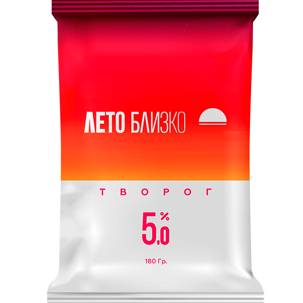 Творог 5% Лето близко Бзмж