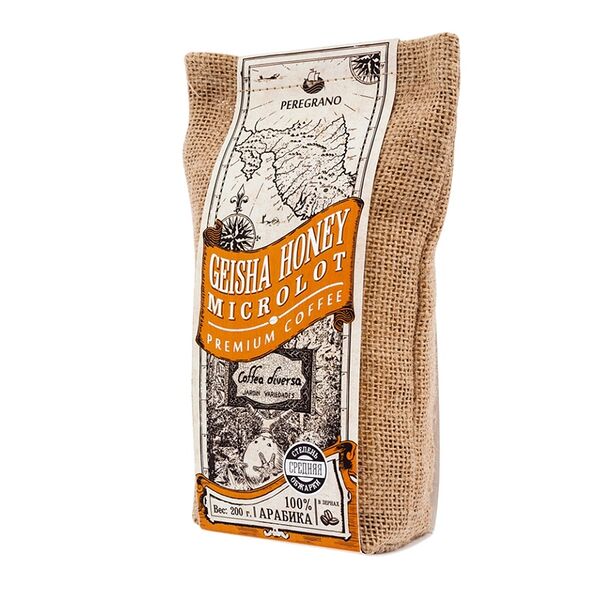 Кофе в зернах PEREGRANO Geisha Honey