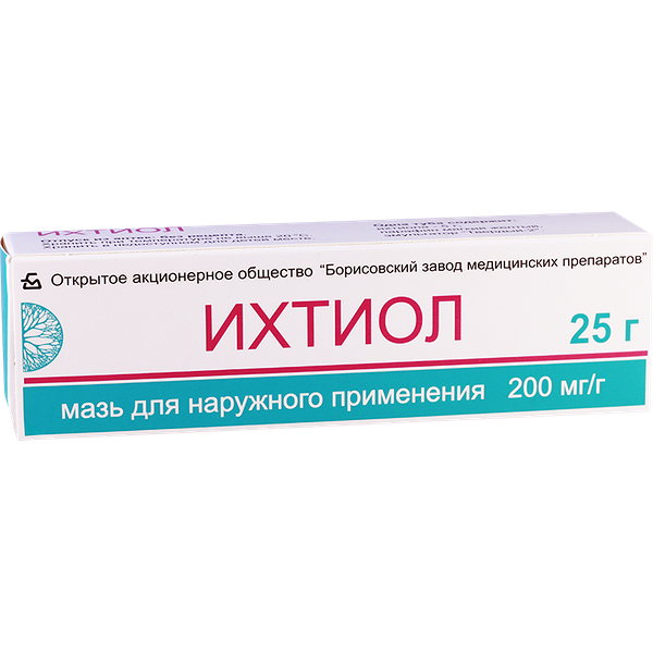 Ихтиол 20% 25 г мазь