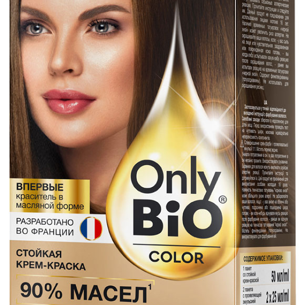 Крем-краска для волос стойкая Only Bio Color 5.0 Тёмно-русый
